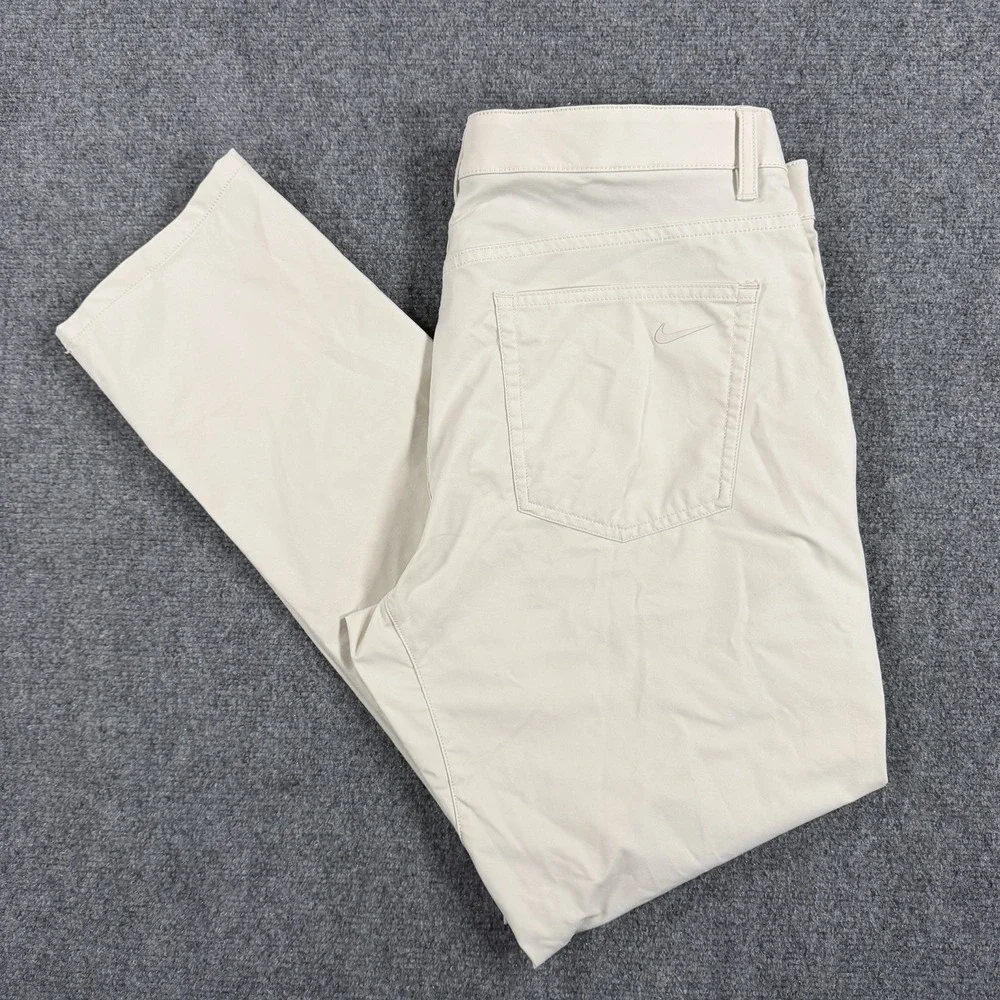 Nike Pants Mens 36x29 Beige Performance Stretch Golf Slim Fit